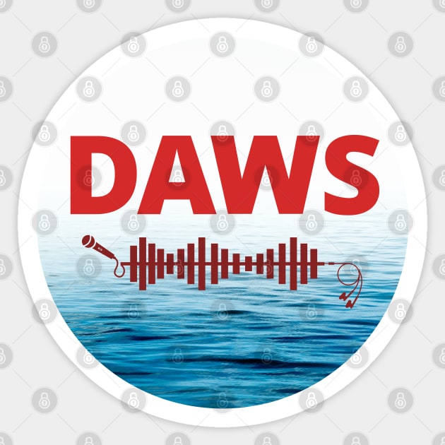 DAWS - Music Production Sticker by fwerkyart